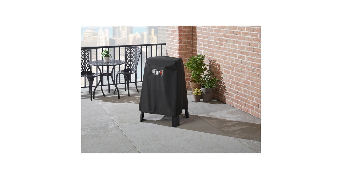 WeberPremium-barbecuehoes - Lumin-elektrische barbecue met onderstel / Lumin Compact-elektrische barbecue met onderstel beschermkap  (Zwart)