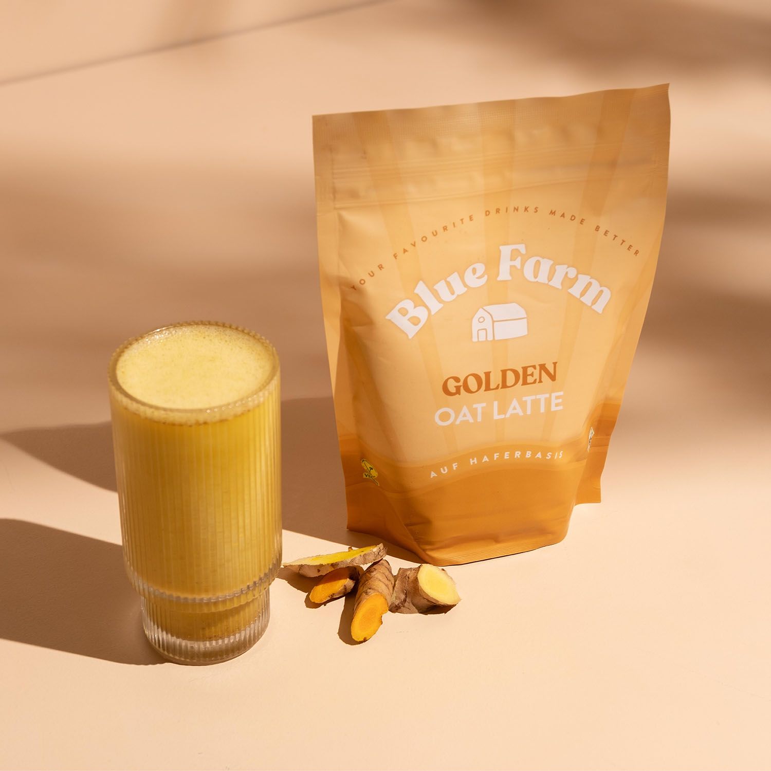 Blue Farm Golden Oat Latte mit Adaptogen Ashwagandha (bio)