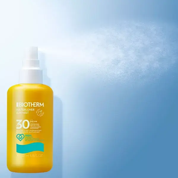 Biotherm Waterlover Sun Mist Protetor Solar Invisível para Rosto e Corpo FPS 30 200ml