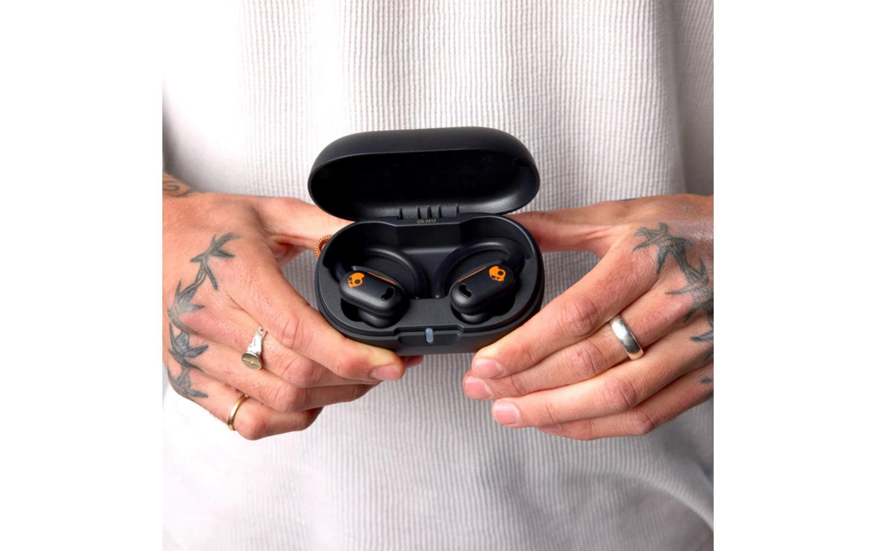 True Wireless In-Ear-Kopfhörer Push Anc Active Schwarz<br>Kabellose Ohrhörer mit Geräuschunterdrückung