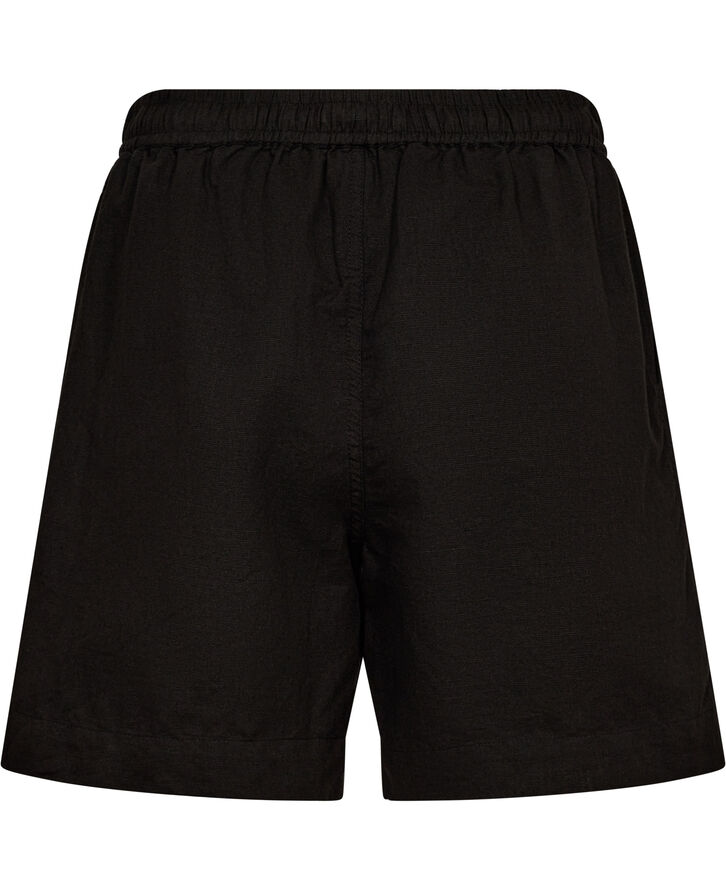 Neo Noir Shea Linen Shorts Black