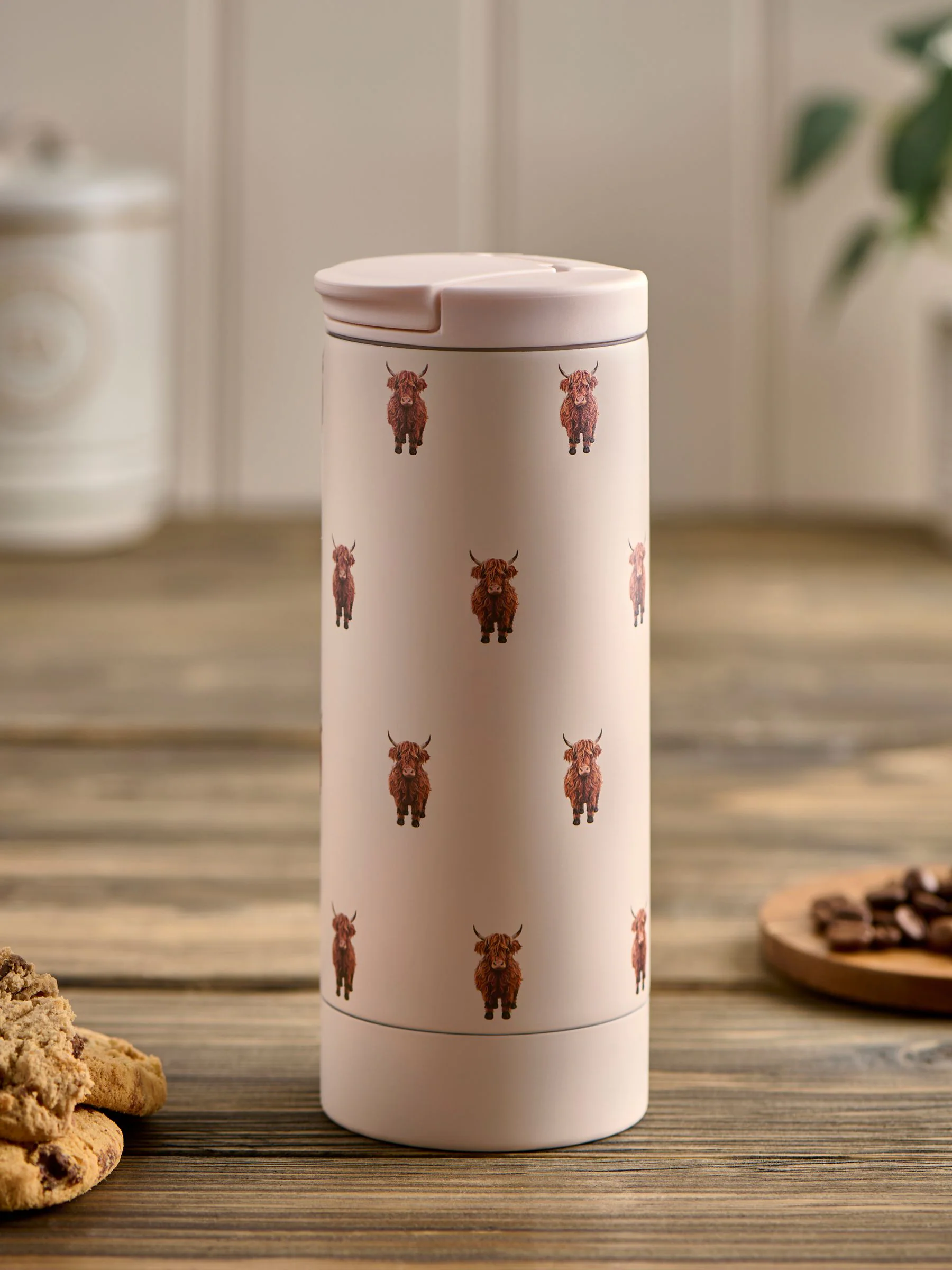 350ml Stainless Steel Hamish the Highland Cow Travel Mug