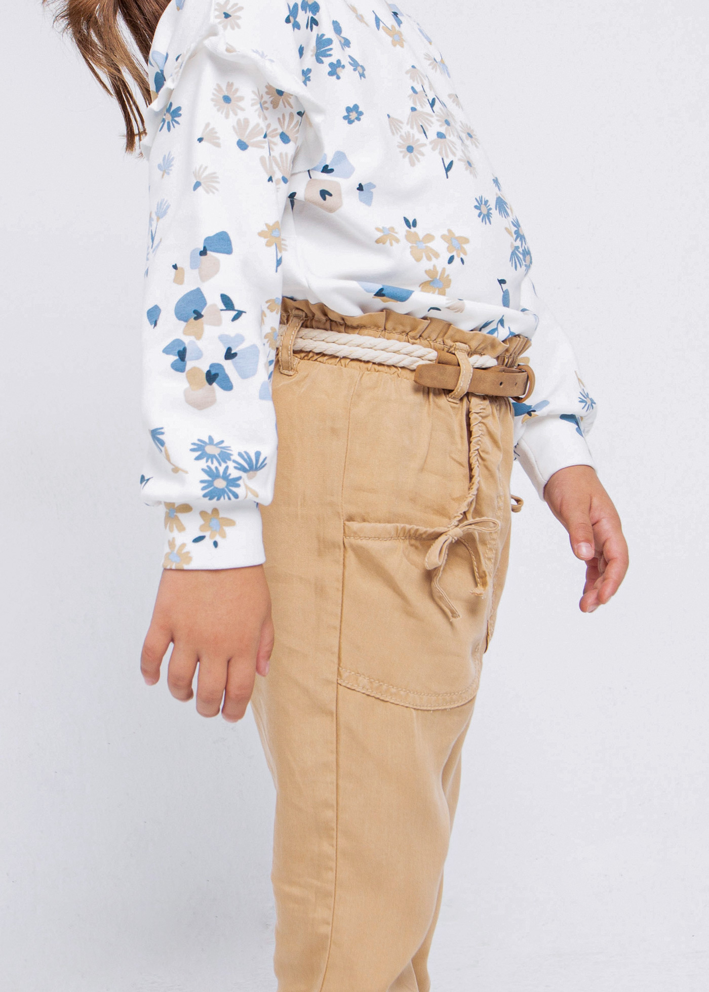 Calças femininas fluidas em TENCEL™ Lyocell