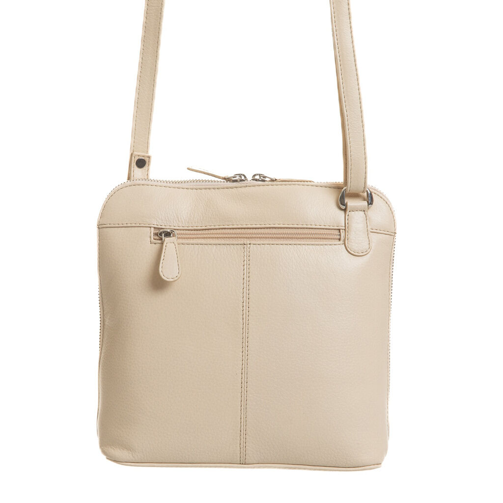 Zubehör - Tasche Umhängetasche Leder champagne