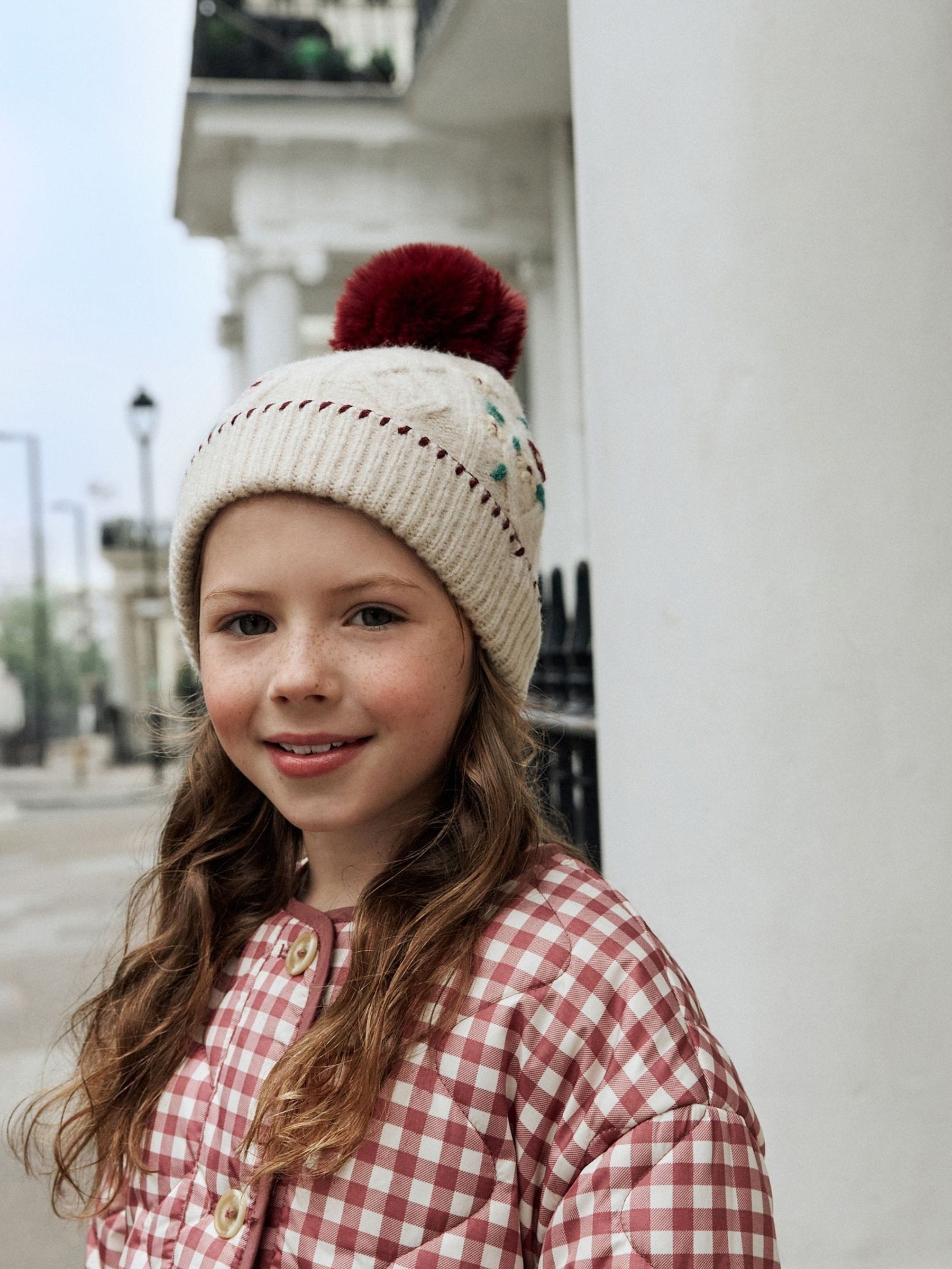 Bordeauxrood - Beanie And Snoods Set (1-16yrs) (1-16yrs)