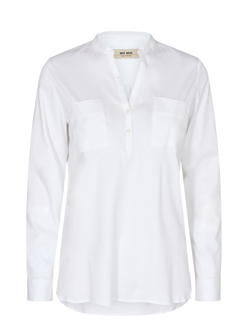 MOS MOSH BLOUSE FEMME JERSEY JOVIE BLANCHE