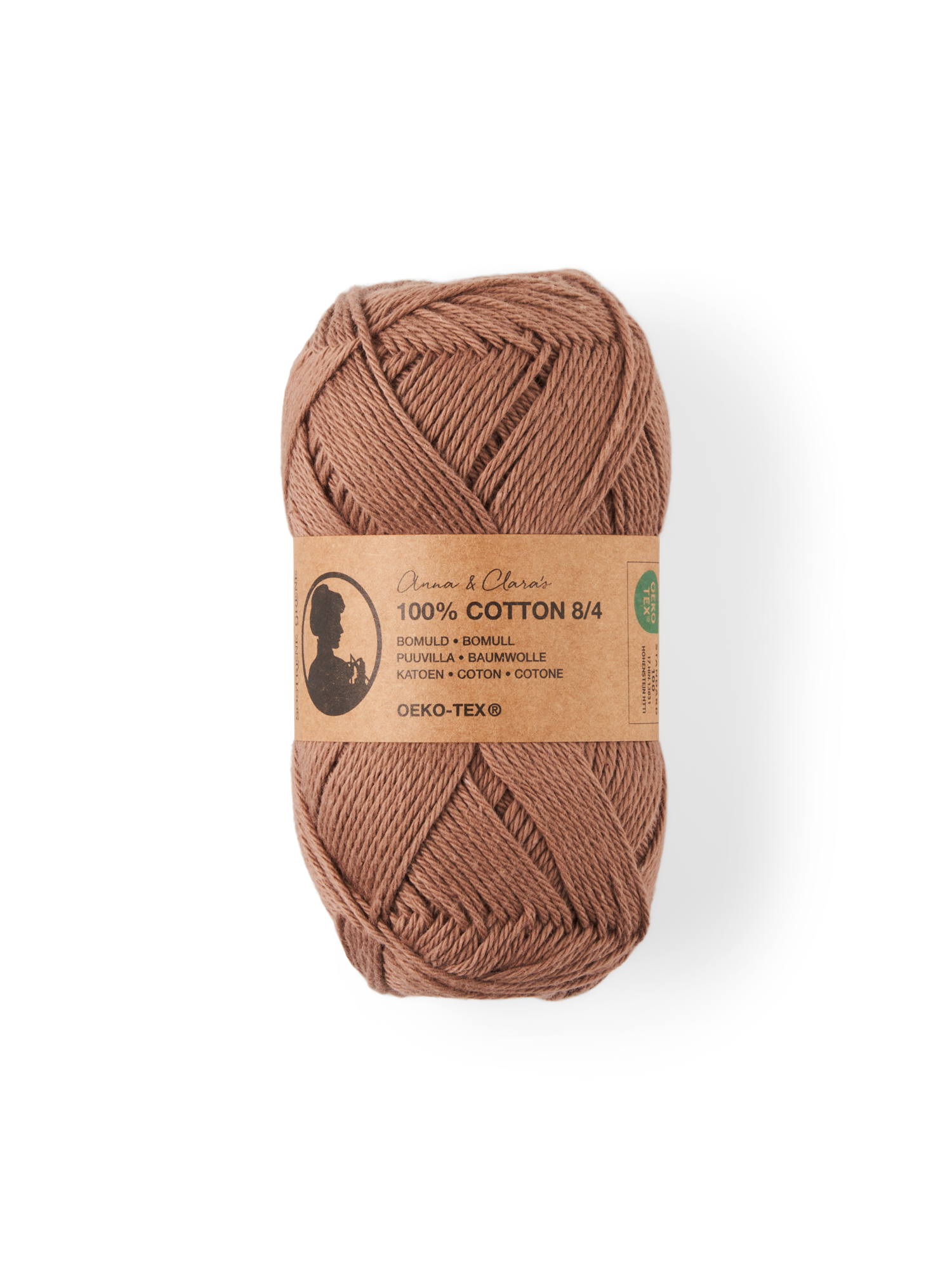 Garn 8/4 | Bomuld. 50 g = 160 m. | Camel