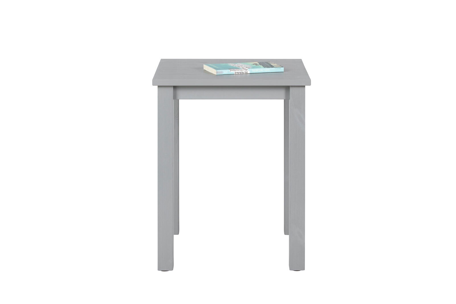 Beistelltisch Lennart Massivholz grau 45x55x45 cm