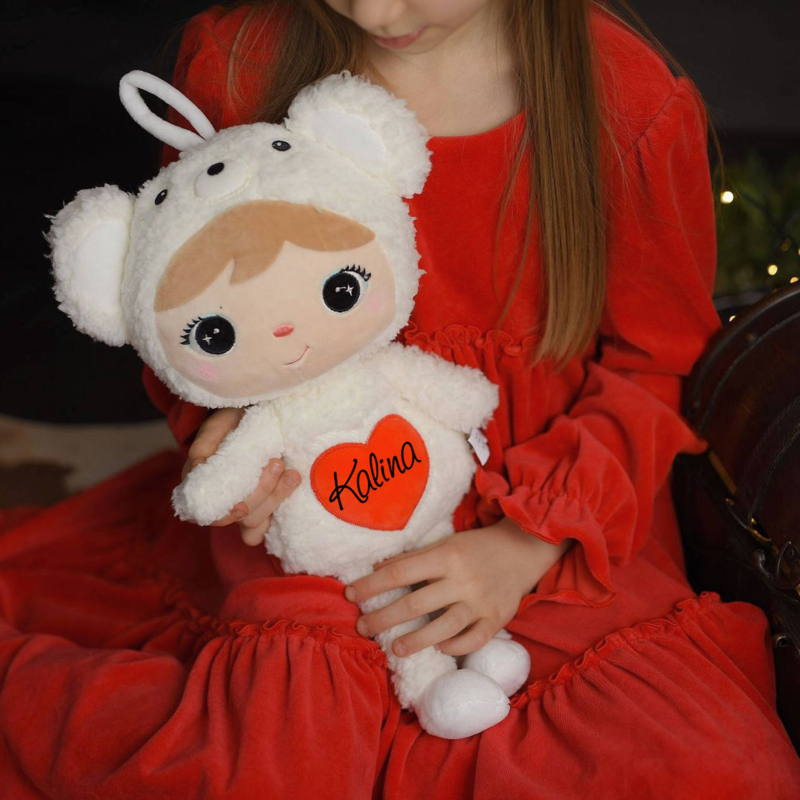 Polar bear doll (gepersonaliseerd)