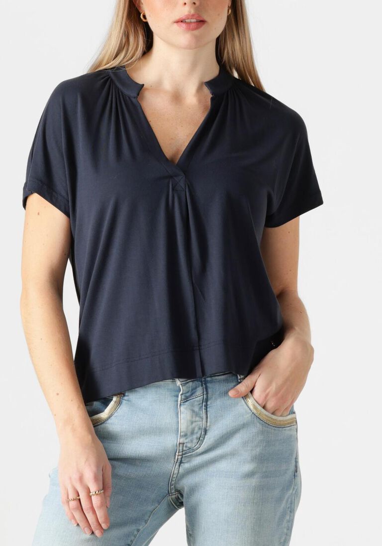 donkerblauwe mos mosh top shira tee