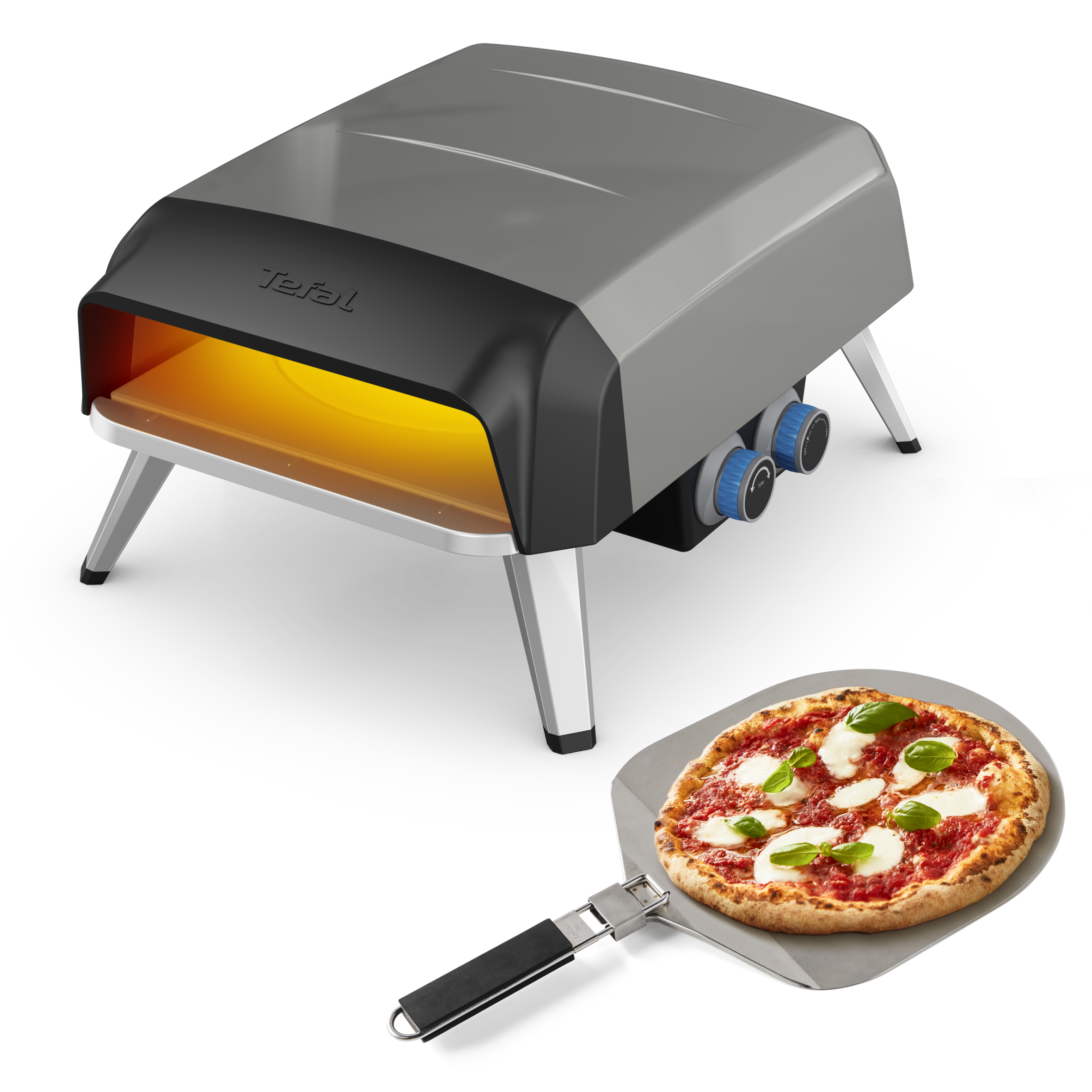 Pizza Pronto JM4120 pizza oven op gas + pizzaschep
