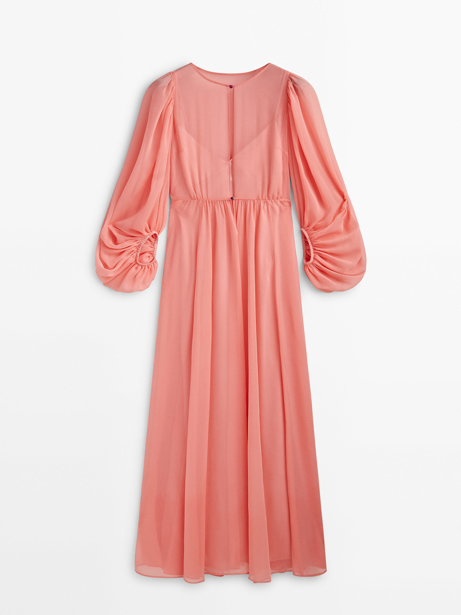 Vestido longo romântico - Studio - ROSA