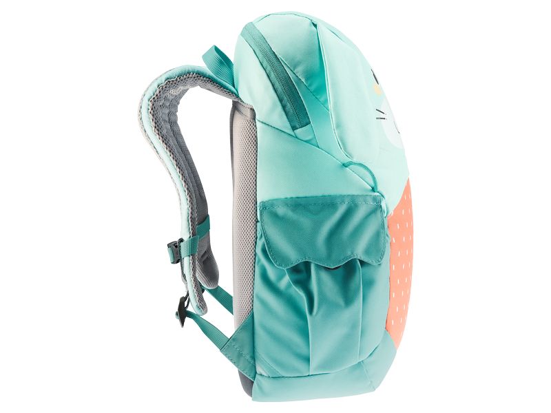 deuter Kindergartenrucksack Kikki 8 l, Türkis Rucksack für Kinder ab 3 Jahren