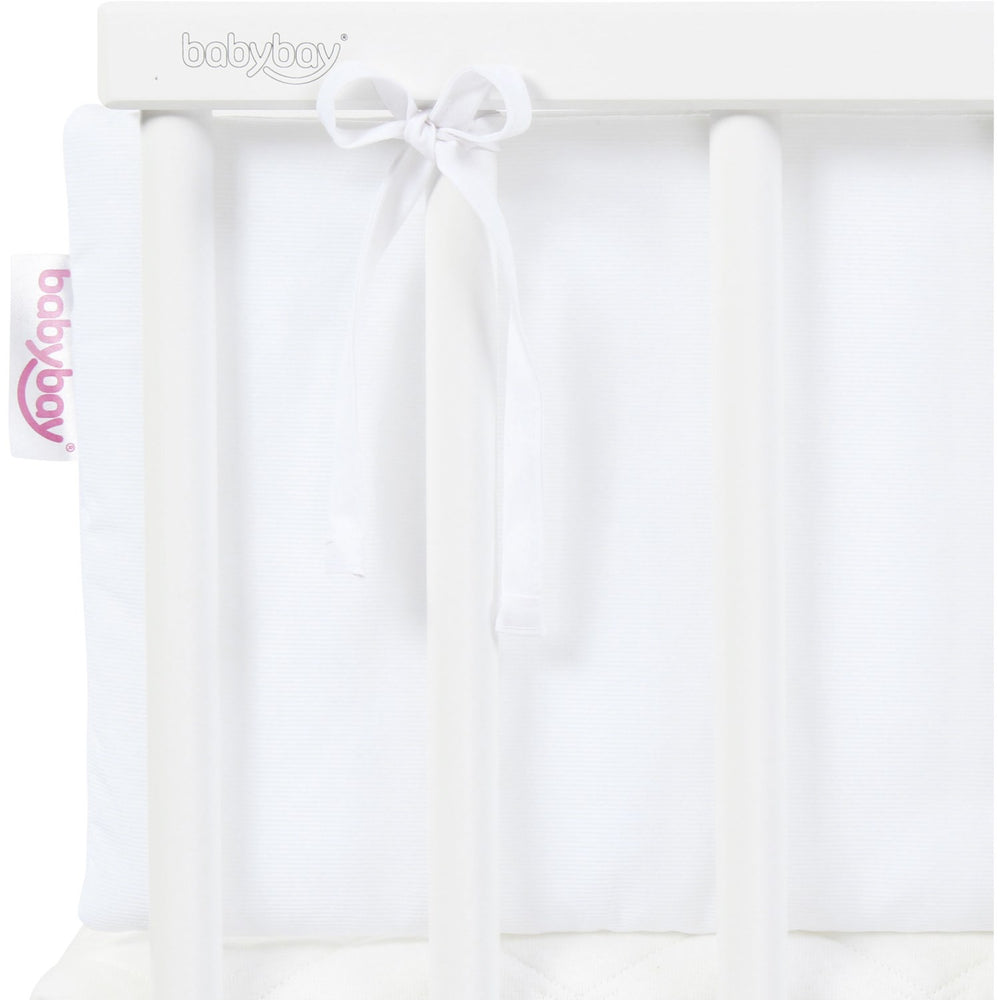 Køb babybay® White Piqué Sengerand