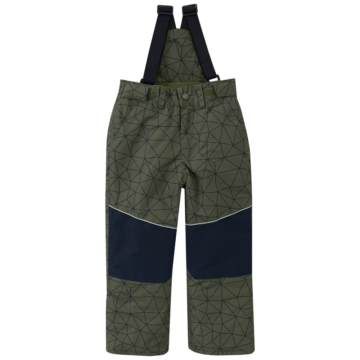Topolino Jungen Schneehose mit Allover-Muster dunkelgrün