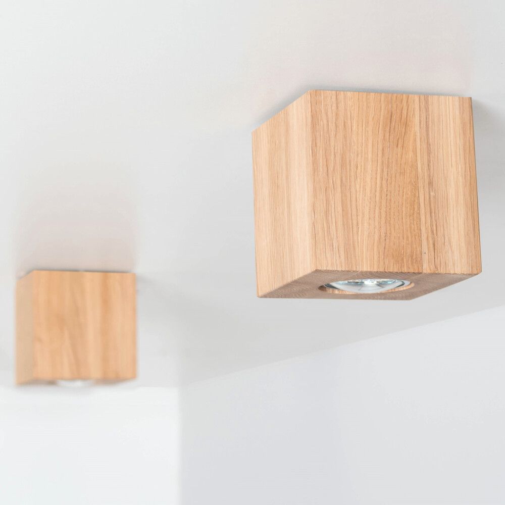 TAKLAMPE BRITOP WOODDREAM KVADRATISK INKL LED