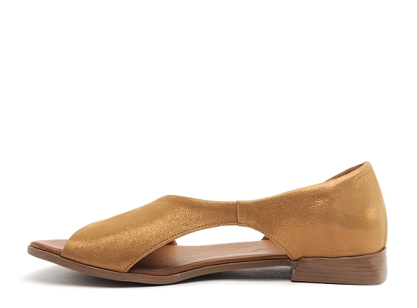Lune et l autre nu pieds plats femme paoline marron