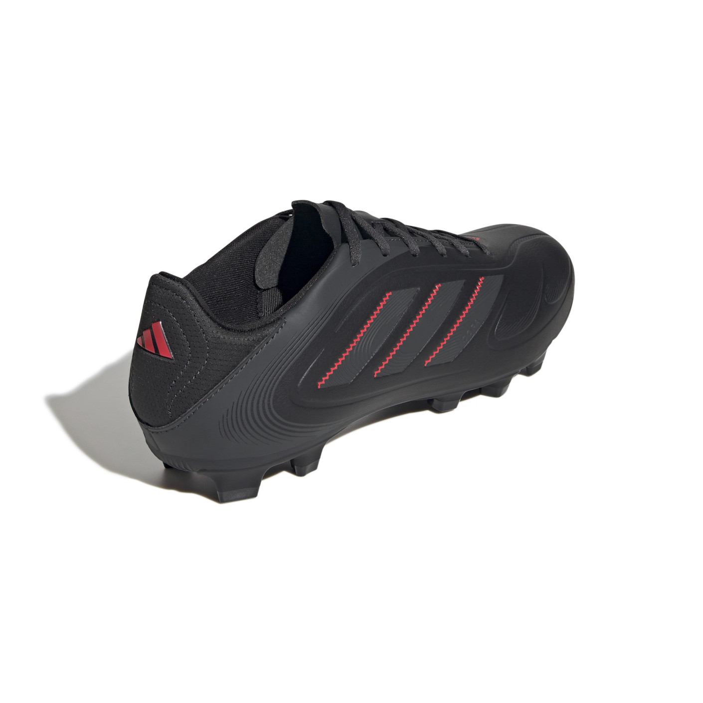 Adidas Copa Pure III Club Gras / Kunstgras Voetbalschoenen (MG) Zwart Donkergrijs Rood