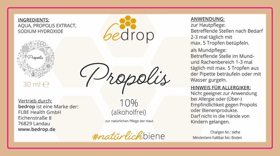 bedrop Das Kinder Set | Manuka Honig MGO 400 + Propolis Tinktur (alkoholfrei)