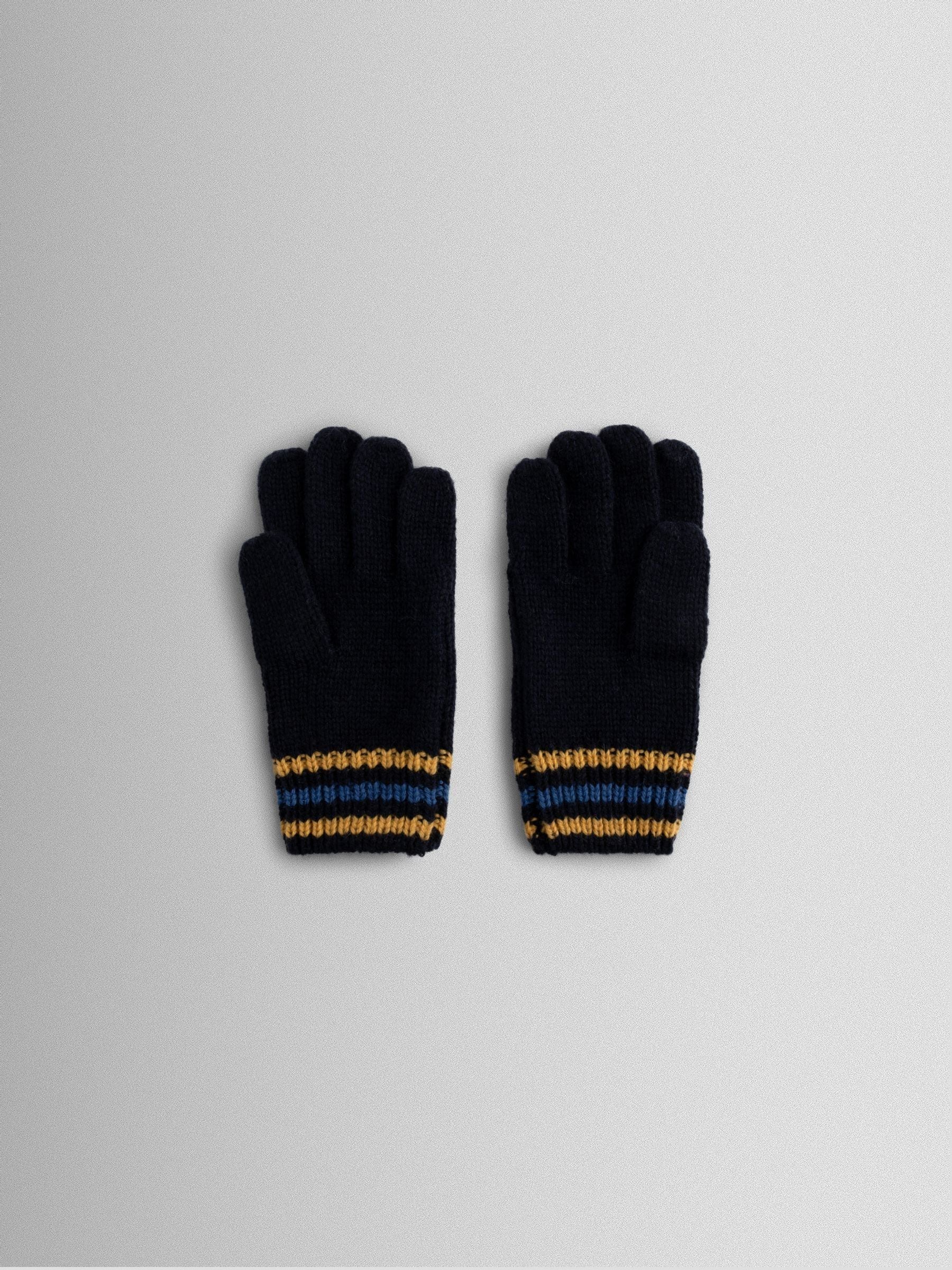Marineblauw met graafmachine - JoJo Maman Bébé applicatiehandschoenen