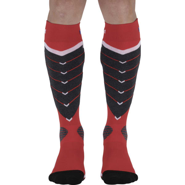 Chaussette de ski MONNET MI-BAS ACCESS ROUGE