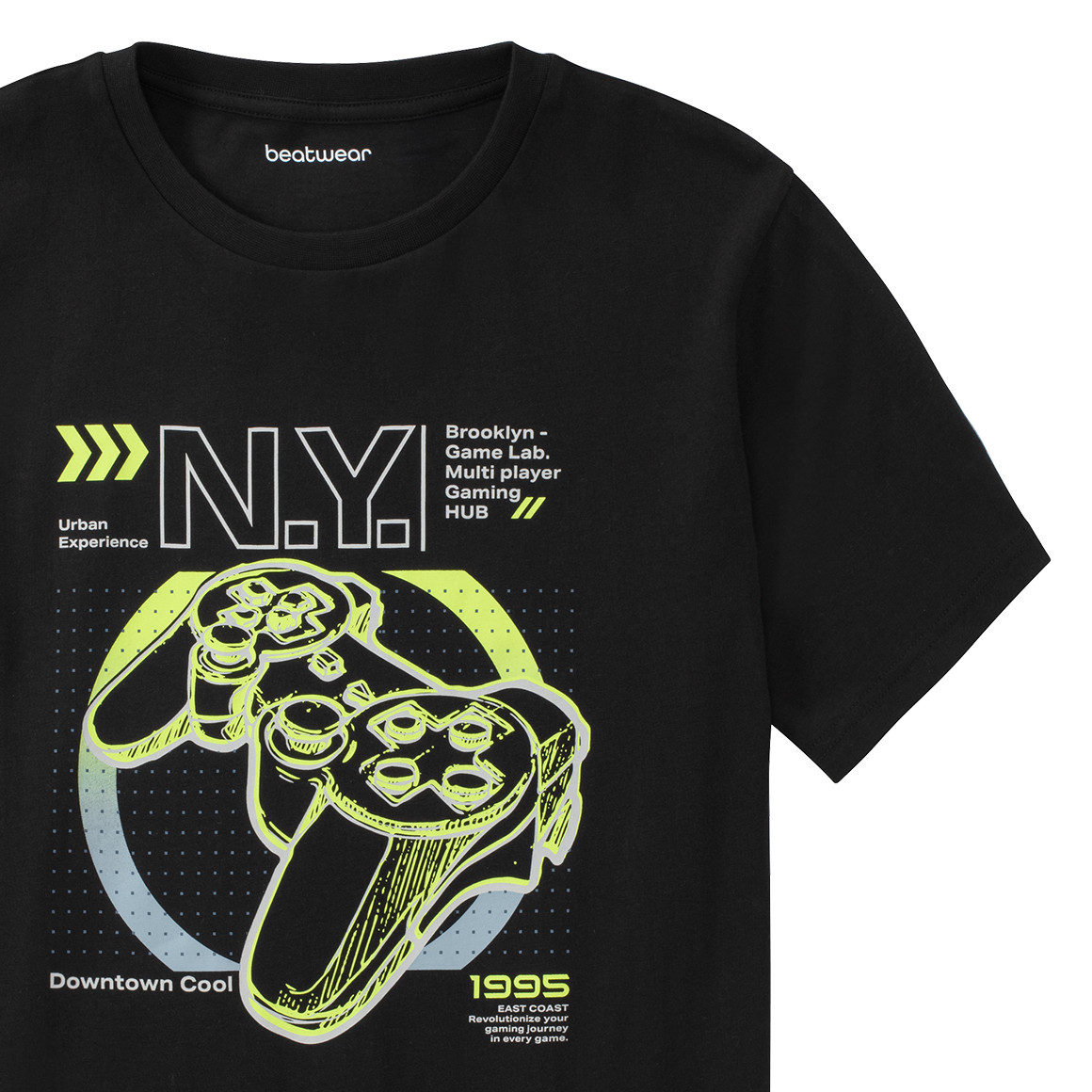 Beatwear Jungen T-Shirt mit Prints schwarz