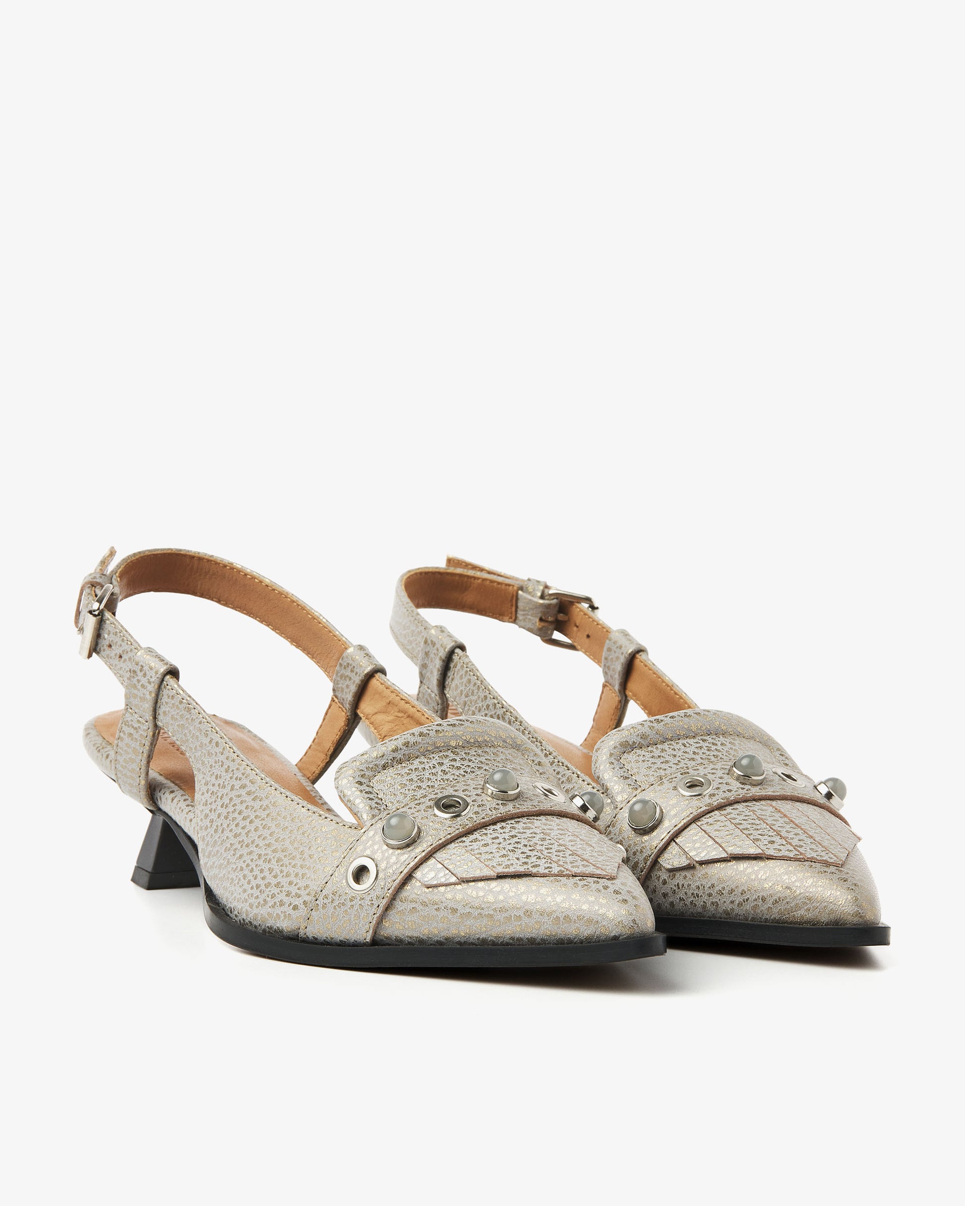 VIA VAI metallic slingbacks Lea Aileen