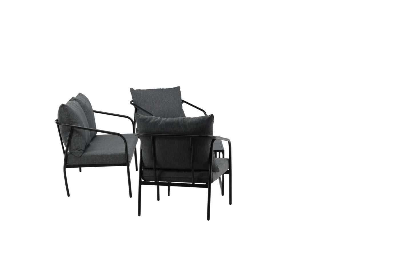 FjÃ´rd - Tuinset Zwart|Grijs - Staal - Sopot