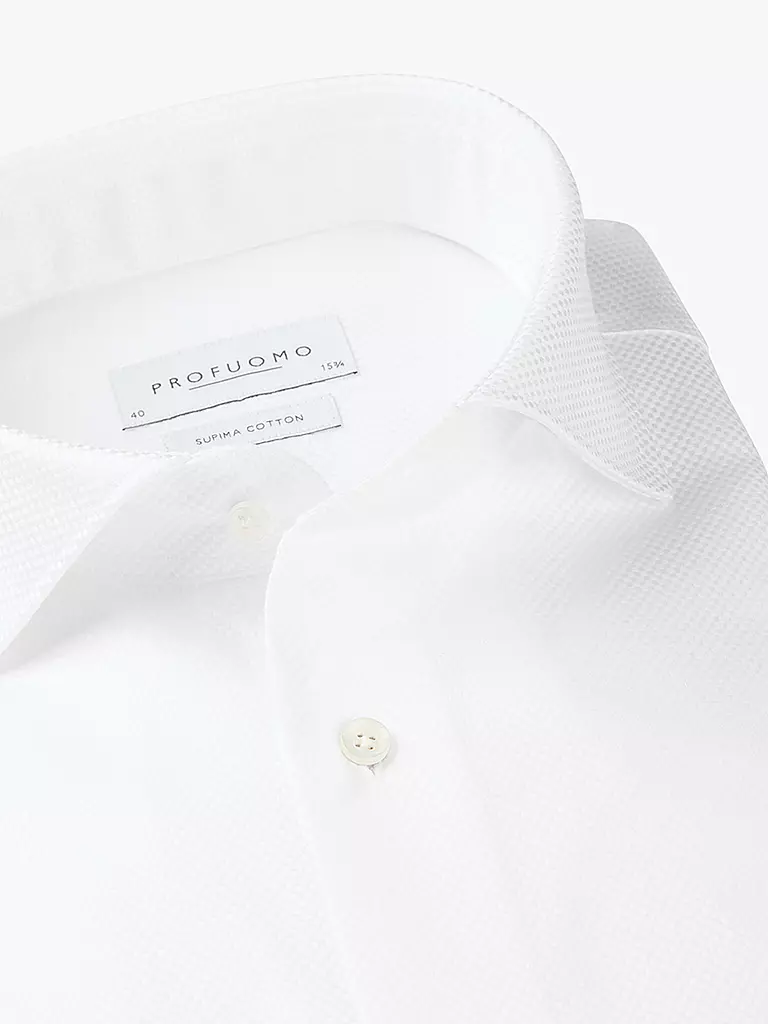 PROFUOMO Hemd Slim Fit weiss