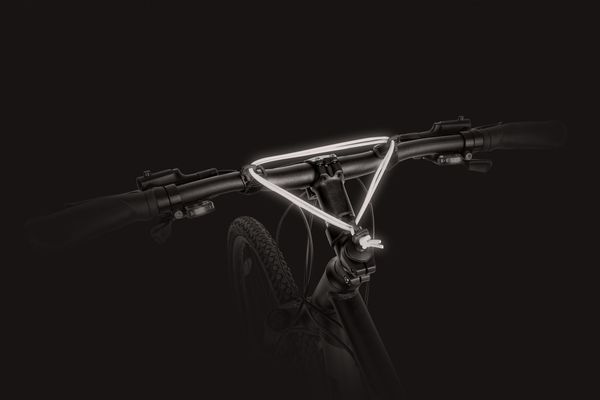 CARRYYYGUM Lenkerspannband  white reflective