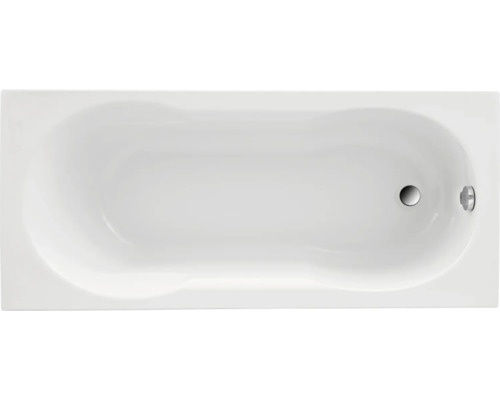 OTTOFOND Fortuna bad 70 x 160 cm wit glanzend glad 851801