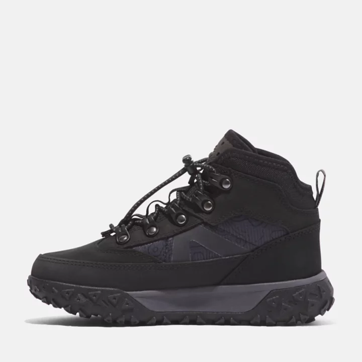 Baskets GreenStride Motion 6 avec TimberDry pour enfant en noir