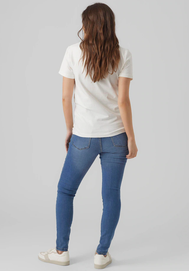 Mamalicious Umstandsjeans »MLMILA« mit Bauchband
