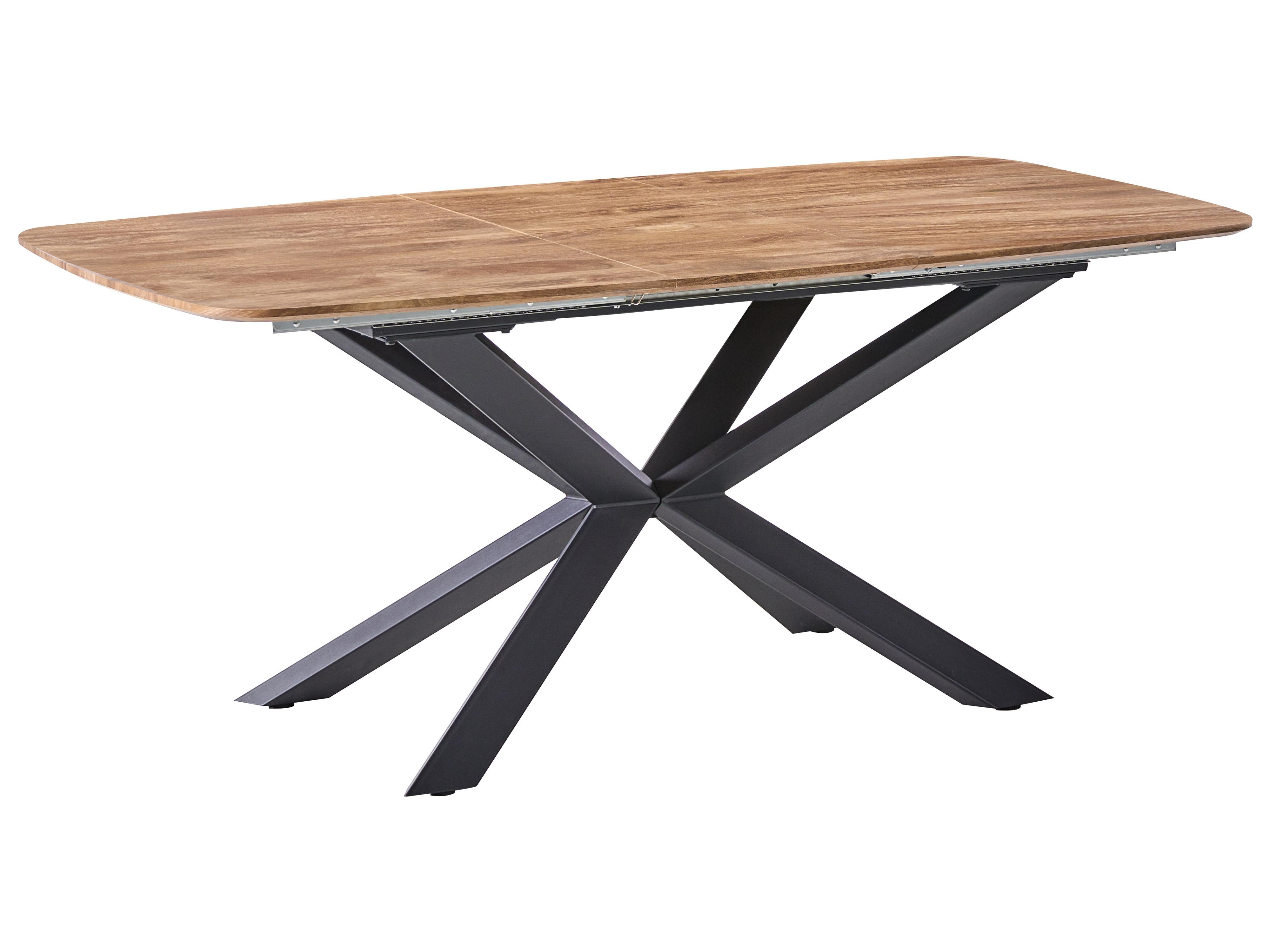 Eettafel uitschuifbaar GAIRDNER Bruin 90 cm 140/180 cm