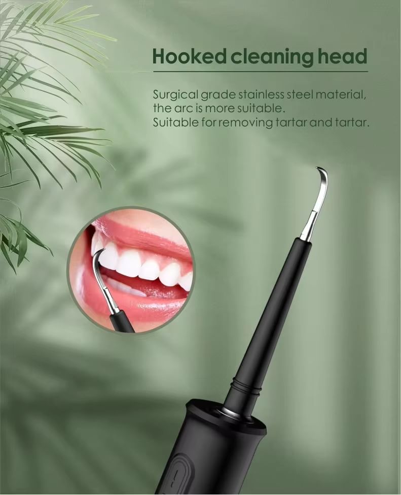 HOMTEC - USB oplaadbare waterflosser met verwisselbare tandenborstelkop