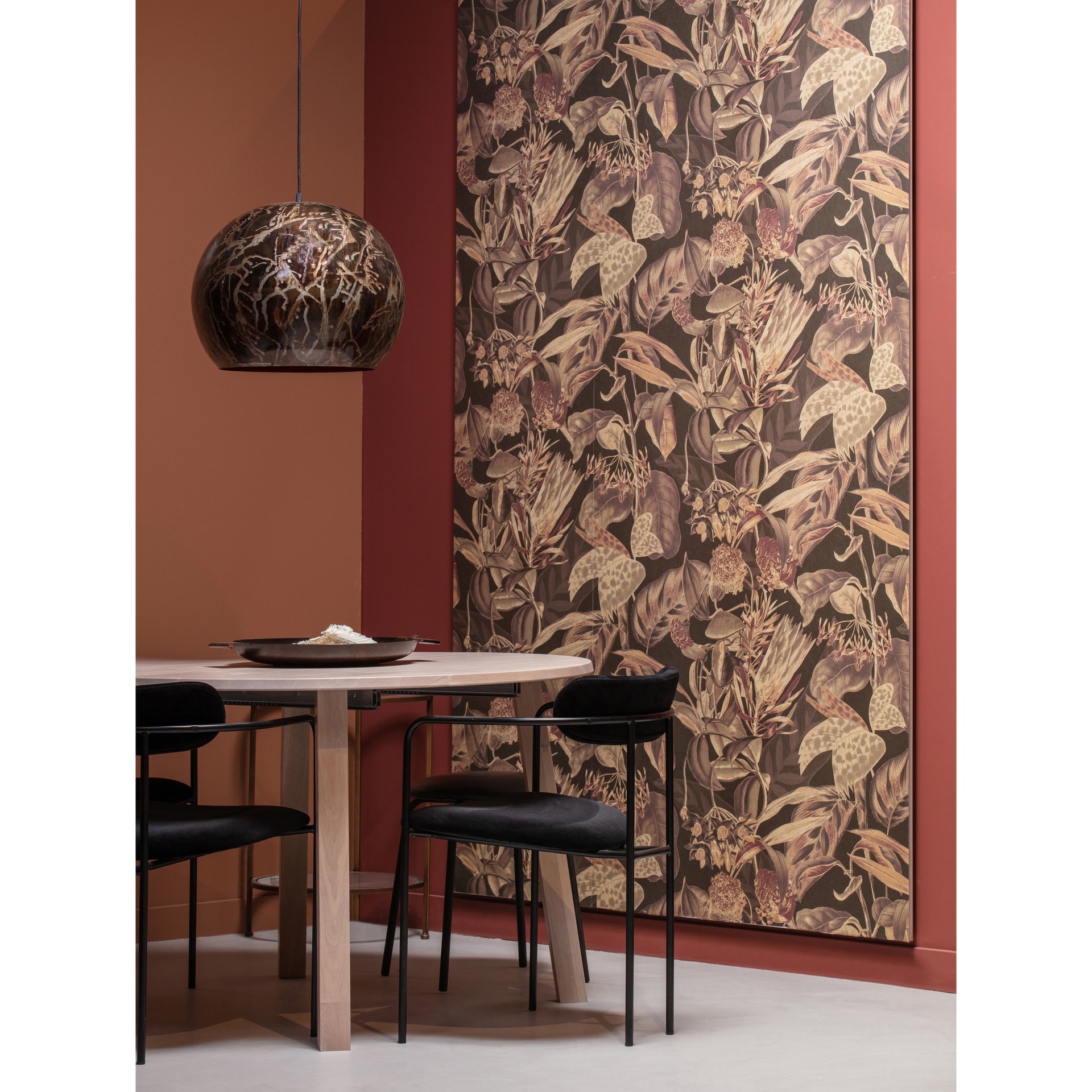 Esstisch LANGE JAN 120 x 120 (160-200) cm Eiche Sydney-Weiß