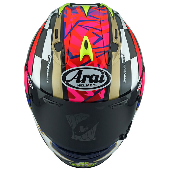 Arai - Casque RX-7V Evo Replica Schwantz 30 Noir / Rouge / Blanc / Bleu