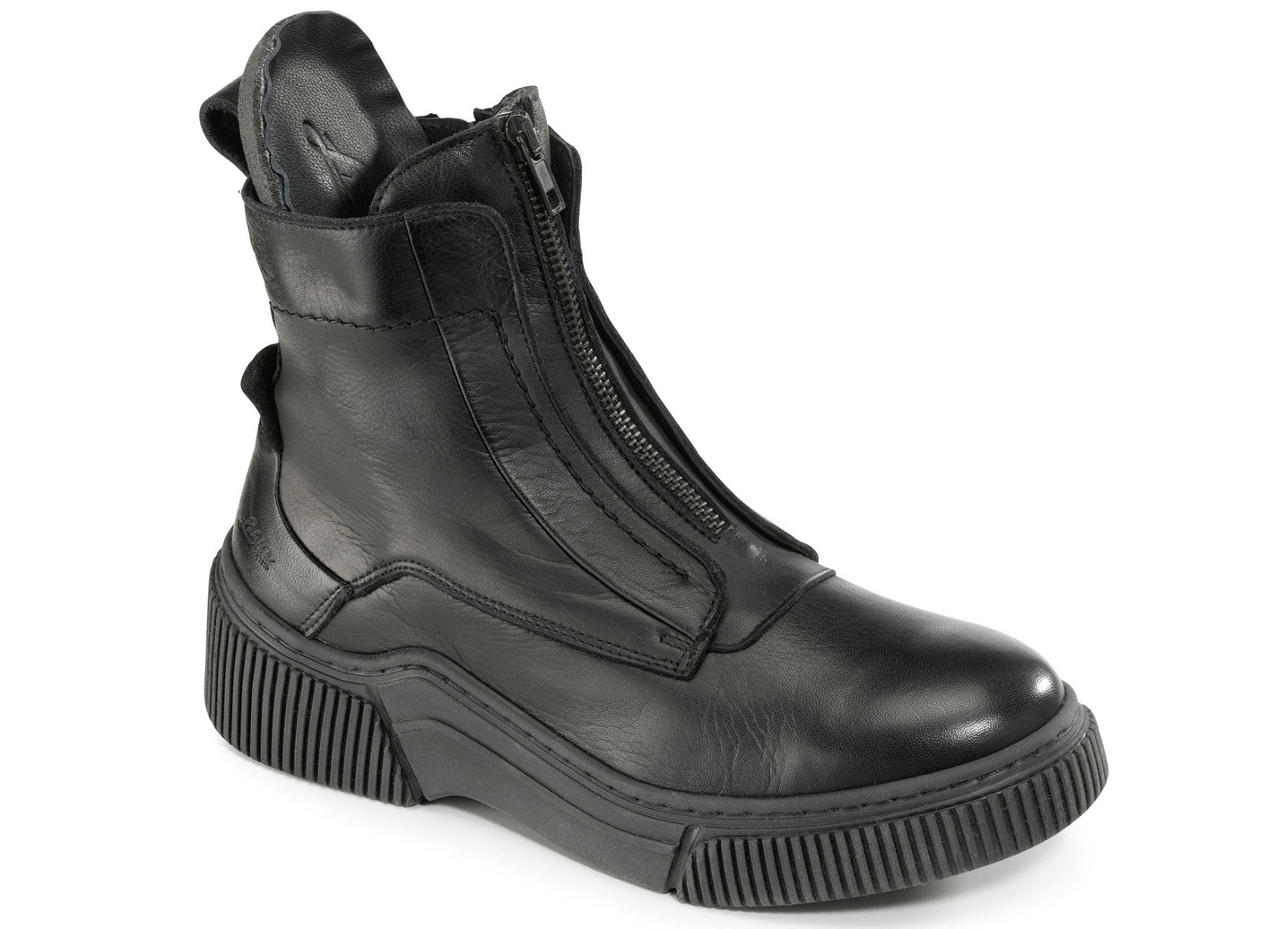 Libelle Bootie aus Nappaleder mit Zier-Reißverschluss