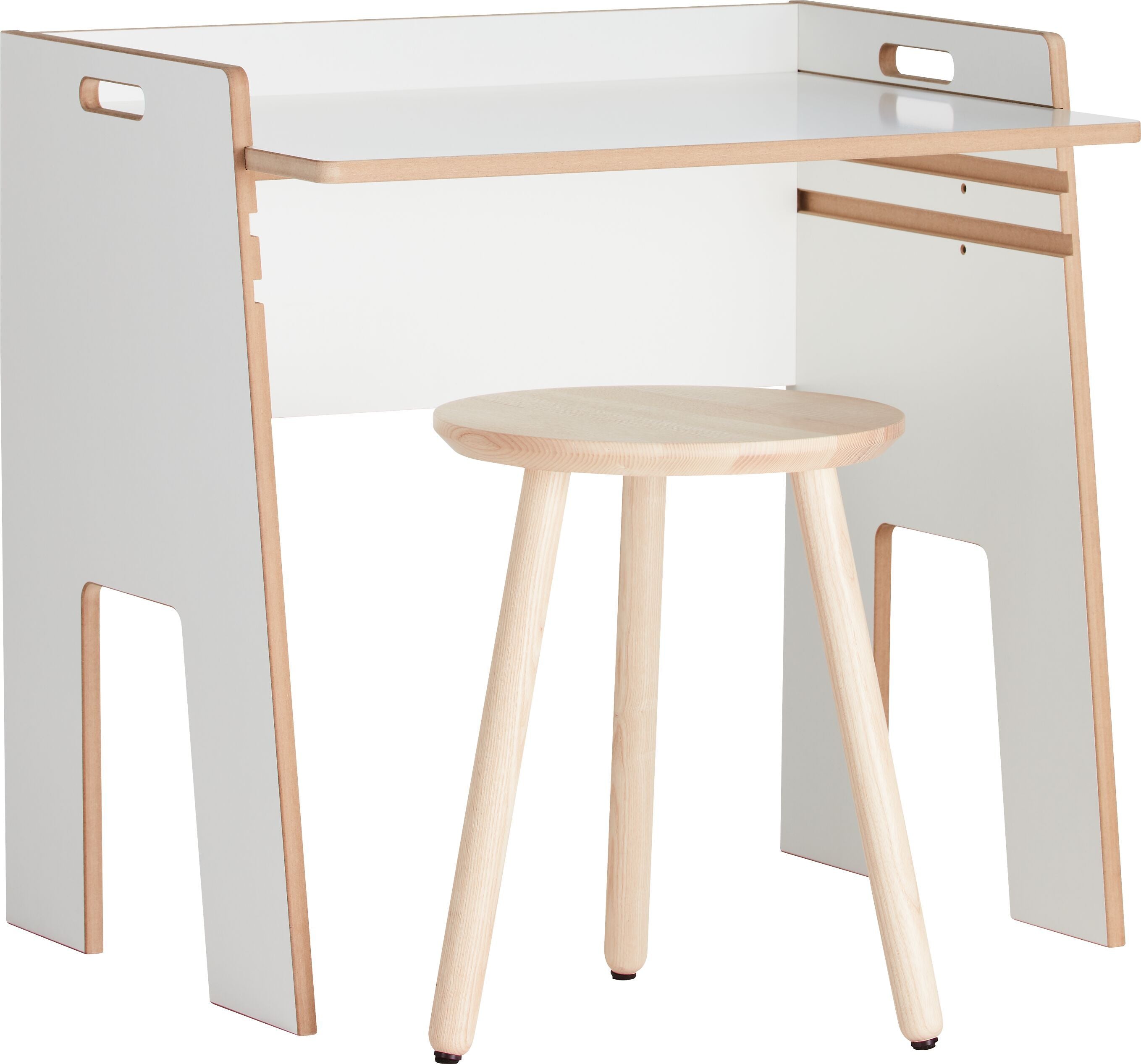 ZOA Kindertisch - Weiss / B: 70.0 cm x T: 51.0 cm x H: 67.5 cm