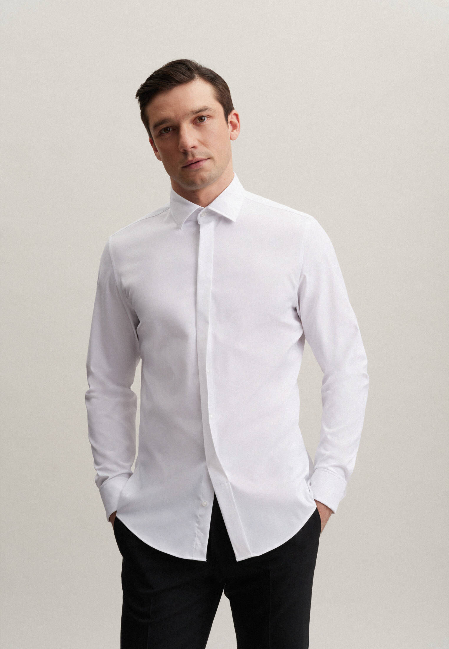 Seidensticker| Herren Smokinghemd Slim