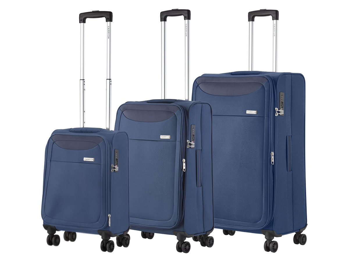 CarryOn Air 3-delig zachte kofferset - Blue
