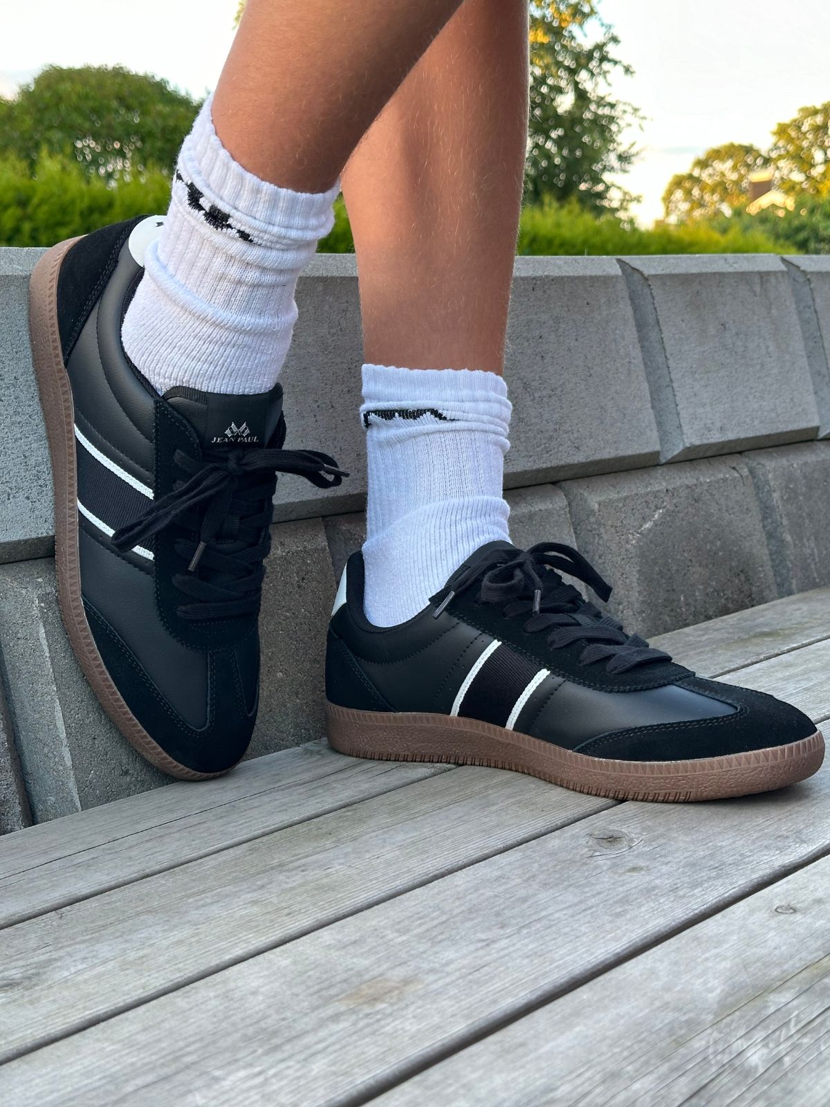 Jean Paul - Sancy Sneakers Black - Trapes Sko