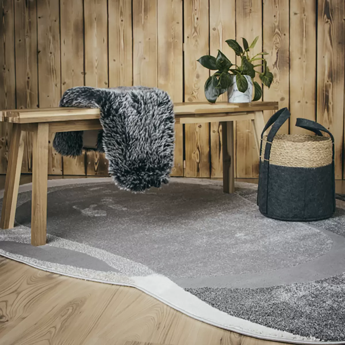Teppich My Frisco Grau