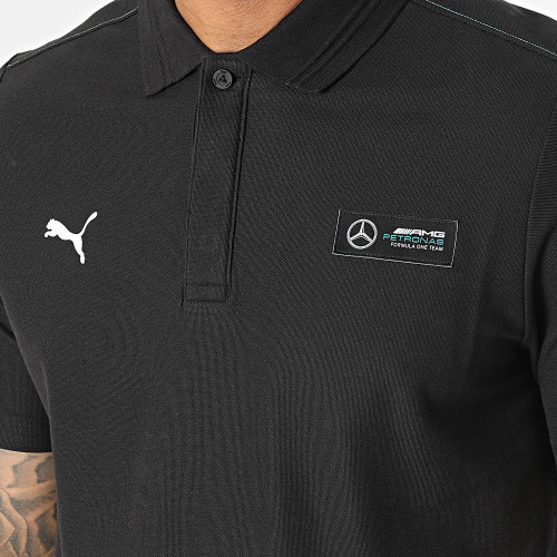 Polo Manches Courtes AMG Mercedes 621154 Noir