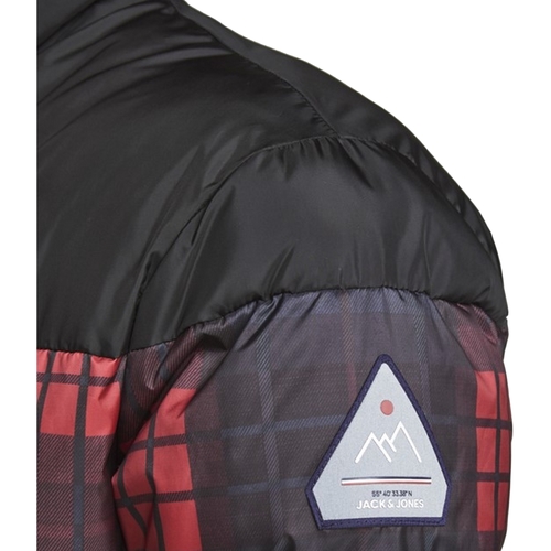 Jack & Jones - 12157783 JORCALL PUFFER JACKET BLACK CHECKED Negro