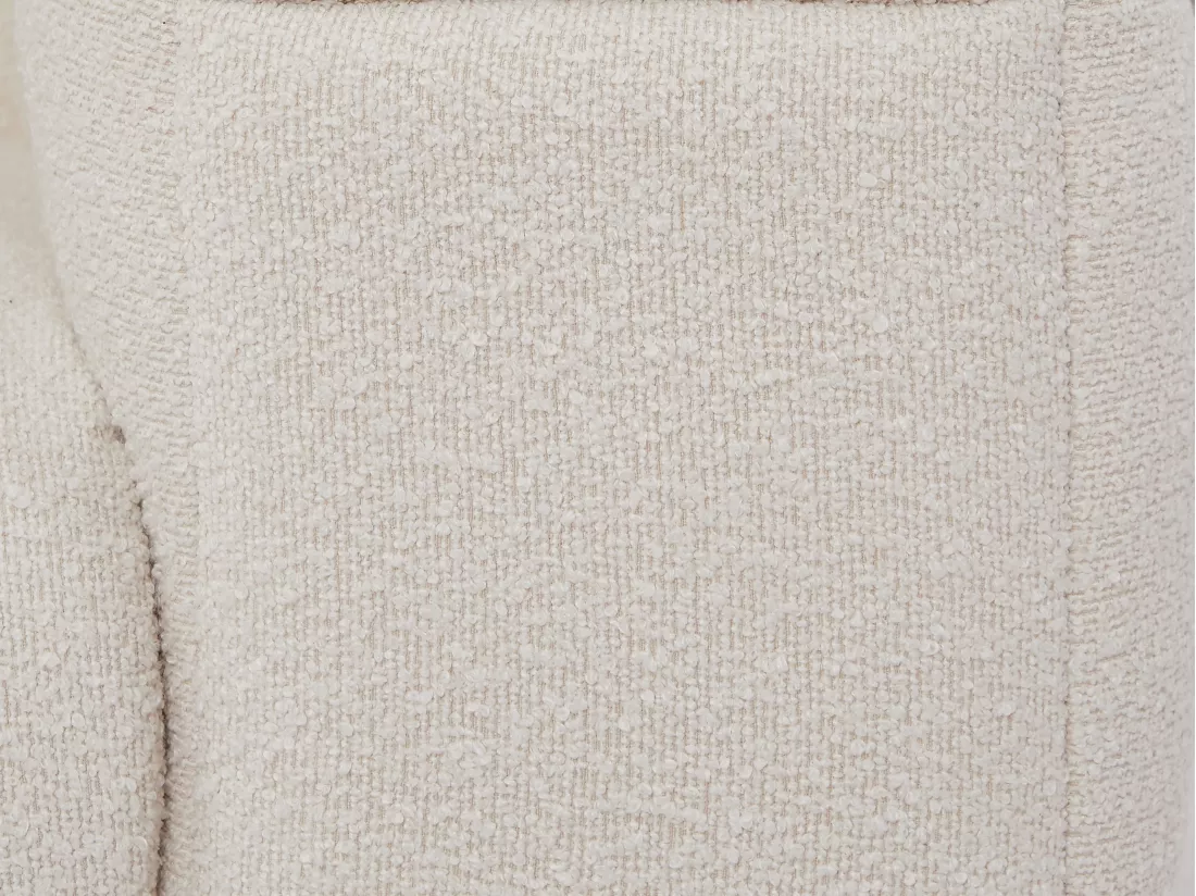 Fauteuil en tissu bouclette blanc ivoire LERICI de Pascal Morabito