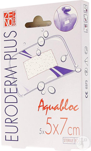 Euroderm Plus Pansement Stérile 5x7cm Imperméable 5 Pièces