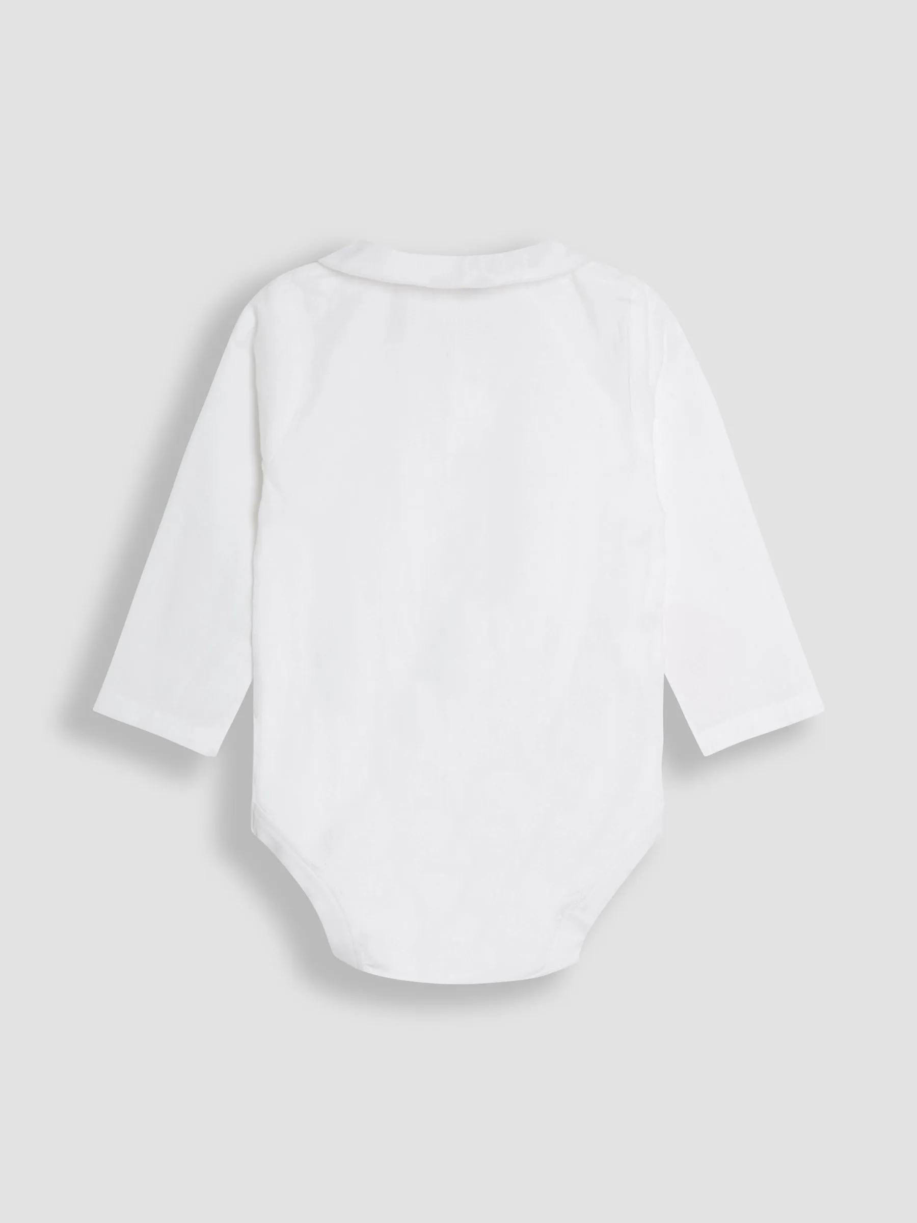 Marineblauw - JoJo Maman Bébé 4-delige set van overhemd en broek met strik en bretels