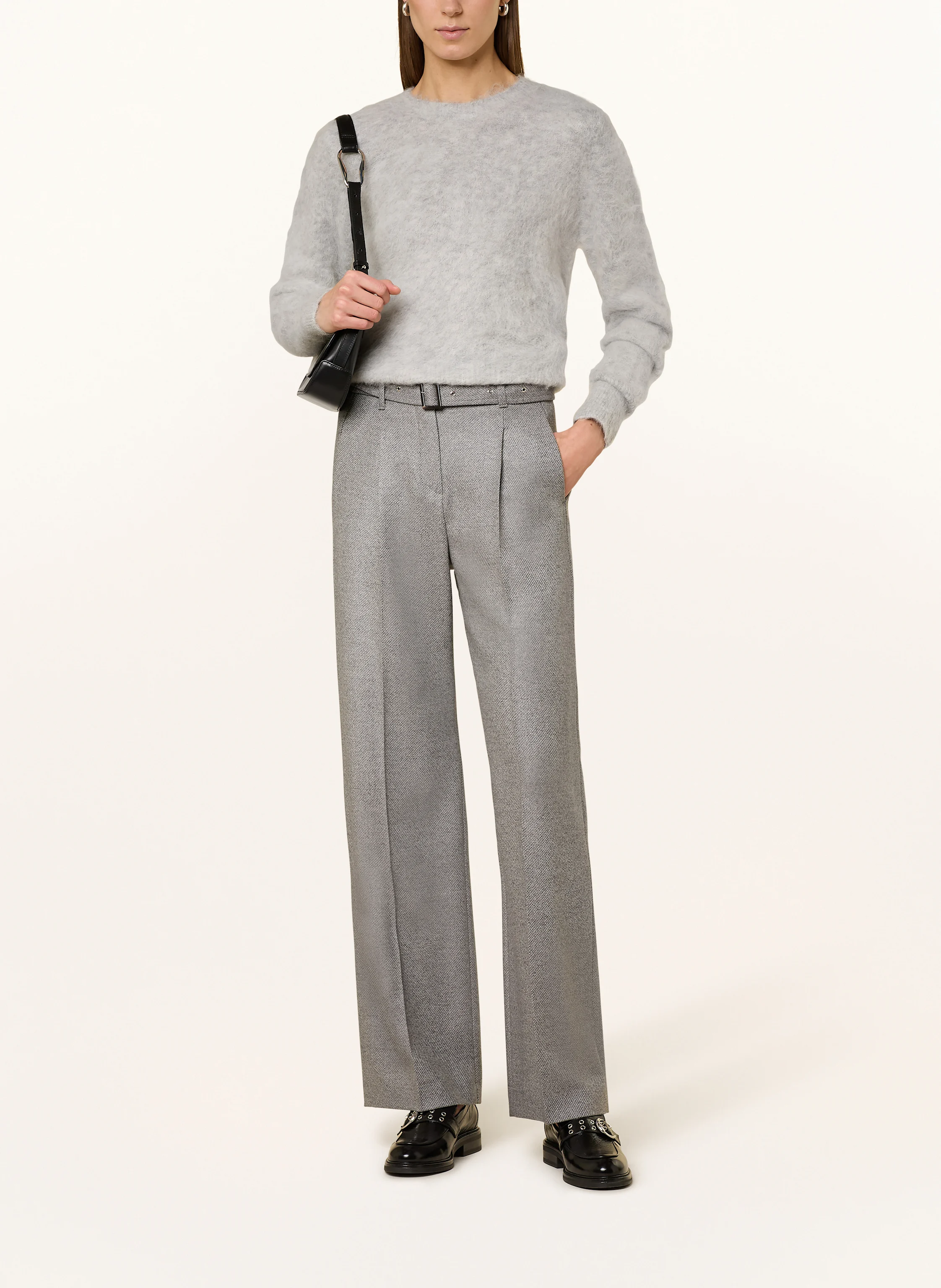 BOSS Pullover FLEURETTY mit Alpaka