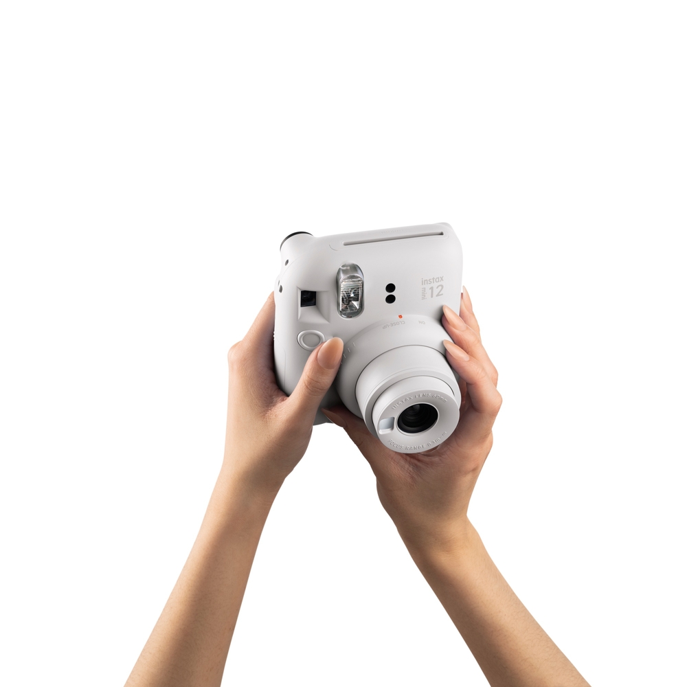 Fujifilm Instax Mini 12 Sofortbildkamera ohne Film – Tonweiß